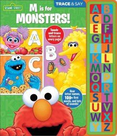 Sesame Street: M Is for Monsters! Trace & Say Sound Book - Pi Kids