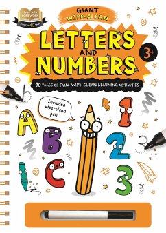 Help with Homework Letters & Numbers: Giant Wipe-Clean Workbook for 3+ Year-Olds - Igloobooks