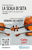 Cello part of &quote;La scala di seta&quote; for String Quartet (eBook, ePUB)