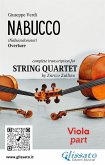 Viola part of &quote;Nabucco&quote; overture for String Quartet (fixed-layout eBook, ePUB)