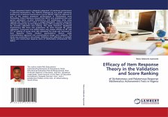 Efficacy of Item Response Theory in the Validation and Score Ranking - Ayanwale, Musa Adekunle