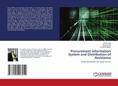 Procurement Information System and Distribution of Assistance - Sojol, Arman;Unisan, Alang;Malago, Yusrianto