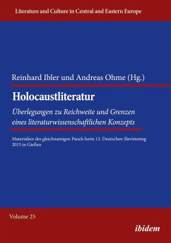 Holocaustliteratur: Überlegungen zu Reichweite und Grenzen eines literaturwissenschaftlichen Konzepts - Ibler, Reinhard Ohme