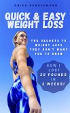 Quick and Easy Weight Loss (eBook, ePUB)