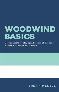 Woodwind Basics: Core concepts for playing and teaching flute, oboe, clarinet, bassoon, and saxophone - Pimentel, Bret
