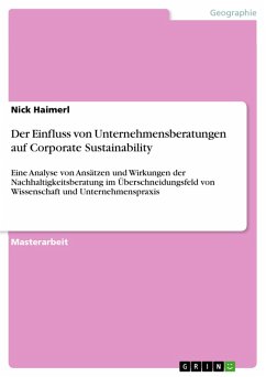 Der Einfluss von Unternehmensberatungen auf Corporate Sustainability (eBook, PDF)