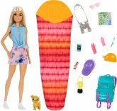 Barbie "It takes two! Camping" Spielset mit Malibu Puppe, Hündchen und Acces