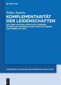 Komplementarität der Leidenschaften - Janotta, Tobias