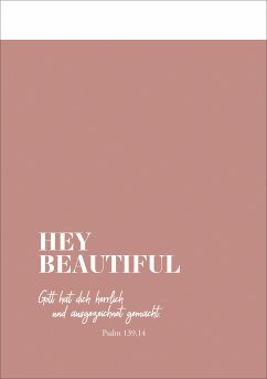 Notizbuch 'Hey Beautiful'