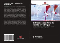 Extraction réactive de l'acide lévulinique - Meenakshi, N.;Sarath Babu, B.