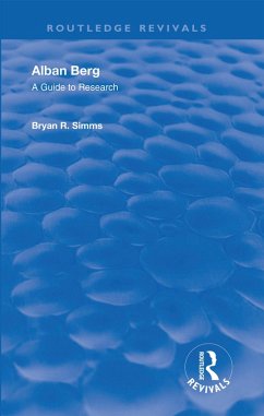 Alban Berg (eBook, ePUB) - Simms, Bryan R.
