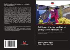 Politiques d'action positive et principes constitutionnels - Chulco Lema, Byron;Espinosa Pico, Pablo