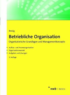 Betriebliche Organisation (eBook, PDF) - Breisig, Thomas