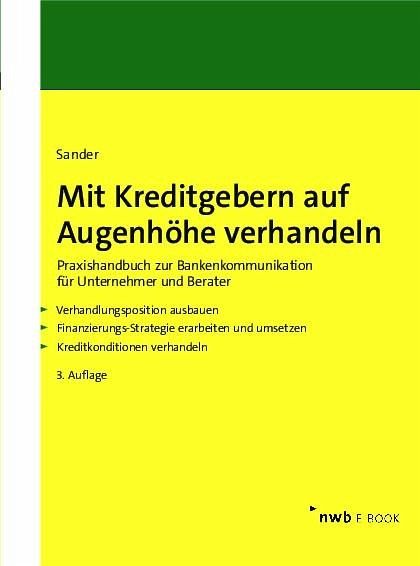 Mit Kreditgebern auf Augenhöhe verhandeln (eBook, PDF)
