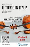 Violin II part of &quote;Il Turco in Italia&quote; for String Quartet (eBook, ePUB)