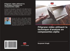 Filigrane vidéo utilisant la technique d'analyse en composantes alpha - Singh, Gurpreet