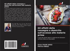 Cover Gli effetti della consegna a domicilio sull'accesso alle materie prime