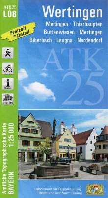 ATK25-L08 Wertingen (Amtliche Topographische Karte 1:25000)