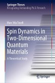 Spin Dynamics in Two-Dimensional Quantum Materials (eBook, PDF)