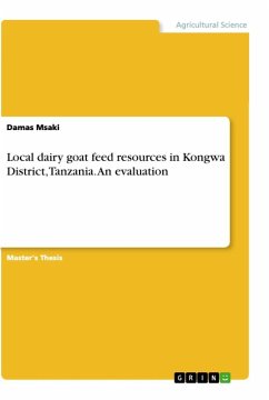 Local dairy goat feed resources in Kongwa District, Tanzania. An evaluation