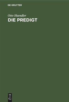 Die Predigt - Haendler, Otto