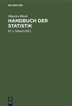Handbuch der Statistik - Block, Maurice