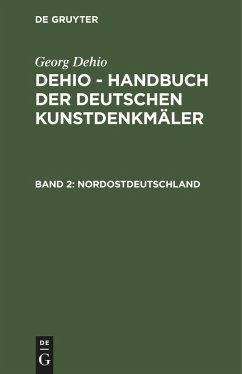 Nordostdeutschland - Dehio, Georg