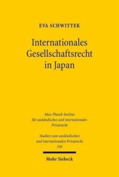 Internationales Gesellschaftsrecht in Japan (Mängelexemplar) - Schwittek, Eva