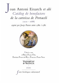 Cover Catàleg de benefactors de la cartoixa de Portaceli (1272-1688), copiat per Josep Pastor entre 1780 i 1781 (eBook, ePUB)