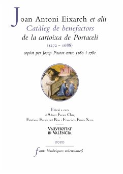Cover Catàleg de benefactors de la cartoixa de Portaceli (1272-1688), copiat per Josep Pastor entre 1780 i 1781 (eBook, PDF)