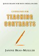 Guidelines for Teaching Contracts - Bild 1