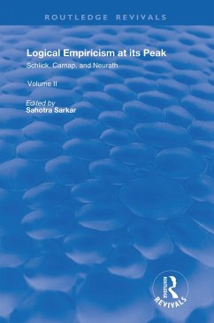Cover Logical Empiricism at Its Peak (eBook, ePUB)