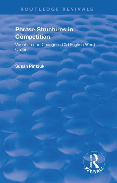 Phrase Structures in Competition (eBook, PDF) - Pintzuk, Susan