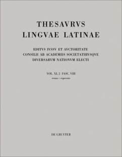 renuo - repressio / Thesaurus linguae Latinae. . Vol. XI. Pars 2. Fasc.