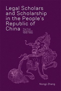 Legal Scholars and Scholarship in the People's Republic of China - Zhang, Nongji