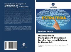 Institutionelle Management-Strategien für die Hochschulbildung in Mosambik - Matimbe, Ermelinda