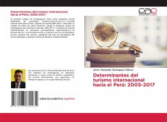 Determinantes del turismo internacional hacia el Perú: 2005-2017 - Domínguez Chávez, Javier Alexander