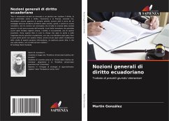 Nozioni generali di diritto ecuadoriano - González, Martin