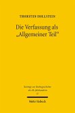 Die Verfassung als 'Allgemeiner Teil' (eBook, PDF)