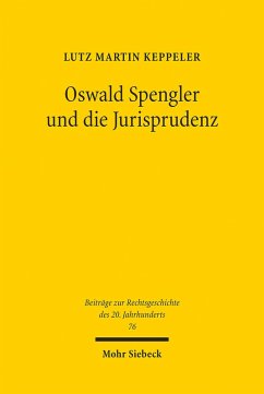 Cover Oswald Spengler und die Jurisprudenz (eBook, PDF)
