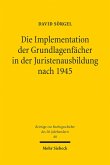 Die Implementation der Grundlagenfächer in der Juristenausbildung nach 1945 (eBook, PDF)