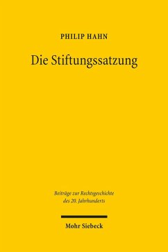 Die Stiftungssatzung (eBook, PDF) - Hahn, Philip