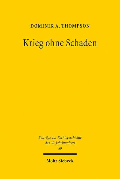 Krieg ohne Schaden (eBook, PDF)