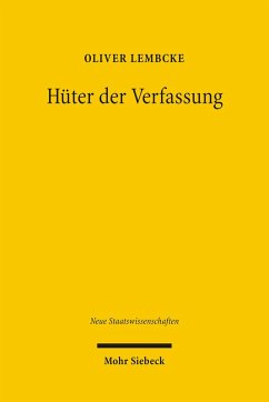 Hüter der Verfassung (eBook, PDF) - Lembcke, Oliver W.