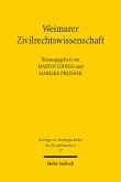 Weimarer Zivilrechtswissenschaft (eBook, PDF)