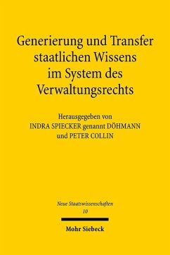 Generierung und Transfer staatlichen Wissens im System des Verwaltungsrechts (eBook, PDF)