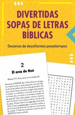 Divertidas Sopas de Letras Bíblicas: Docenas de Desafiantes Pasatiempos - Compiled By Barbour Staff