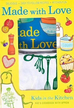 Made with Love: Kid's Cookbook with Apron - Kids in the Kitchen