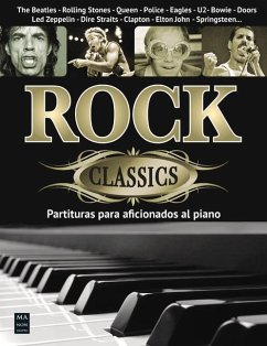 Rock Classics: Partituras Para Aficionados Al Piano Con Acordes - Fernández, Miguel Ángel