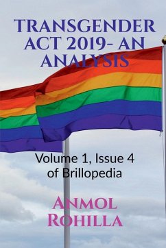 TRANSGENDER ACT 2019- AN ANALYSIS - Rohilla, Anmol